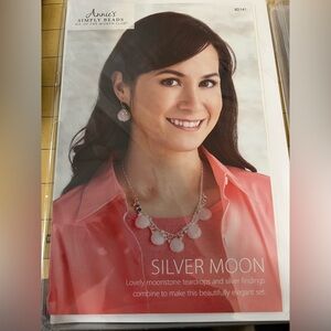Annies SIMPLY BEADS Kit-Of-The-Month Club, Silver Moon Brand New!